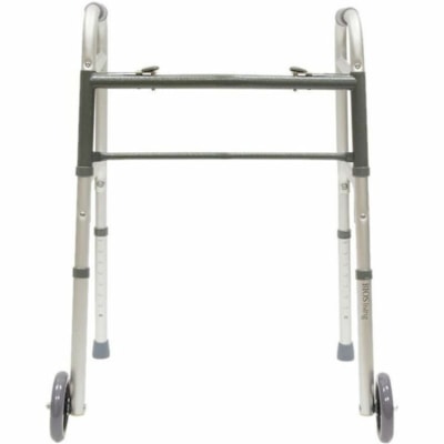 Bios Medical Replacement Walker Tips for 56004 (2pcs) - 2 Piece 5" WHEELS AND RUBBER FEET 