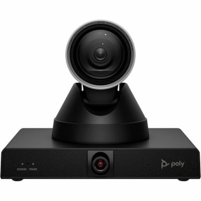 Caméra intelligente Poly Studio E60 4K MPTZ avec zoom optique 12x - 16 Mégapixels - 30 fps - Noir - USB Type B - 4K - 3840 x 2160 Vidéo - Autofocus - 78° Angle - Microphone - Réseasu (RJ-45) - Système de vidéo conférence - Android, Windows - Suivi  PERP 