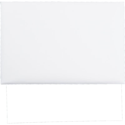 TOPS Greeting Card/Invitation Envelopes - Announcement - 5 3/4" Width x 8 3/4" Length - 24 lb - Peel & Seal - 100 / Box - White SIDE SEAM  100/BX 5-3/4X8-3/4 