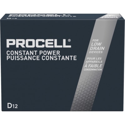 Procell by Duracell Alkaline D Batteries - For Multipurpose - D - 14000 mAh - 1.5 V DC - 12 / Box 12/BX 