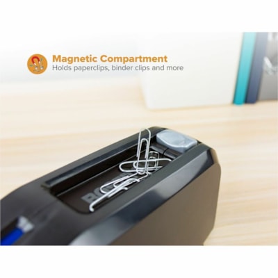 Bostitch Impulse 25 Electric Stapler - Staples Upto 25 Sheet - Holds Upto 210 Staple - Full Strip - Staple Size: 1/4" (6.35 mm) - 0.50" (12.70 mm) Throat Depth - 1 Each - Black - Rubber, Plastic ELECTRIC STAPLER  25 SHEETS BLACK