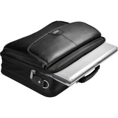 Targus Trademark Notepac Plus Carrying Case - Adjustable Shoulder Strap - Nylon, Koskin - Black  Plus Case - Blk 