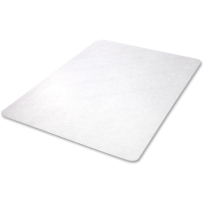 Deflecto Non-studded Hard Floor Chairmats - Uncarpeted Floor, Hard Floor, Chair, Wood Floor, Tile Floor, Laminate Floor, Commercial, Home Office, Vinyl Floor - 60" (1524 mm) Length x 46" (1168.40 mm) Width - Rectangular - Vinyl - Clear - 1 Each FOR UNCARPETED FLOORS CLEAR VINYL