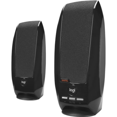 Logitech S-150 2.0 Speaker System - 1.2 W RMS - Black - 90 Hz to 20 kHz - USB - 1  