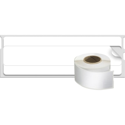 Dymo 30327 Labelwriter File Folder Labels - x 9/16" (14.22 mm) Width x 3 7/16" (87.12 mm) Length - Roll - Direct Thermal - White - 130 / Roll - 2 / Box 130 LABELS/ROLL 2 ROLLS/BX DYMO COSTAR