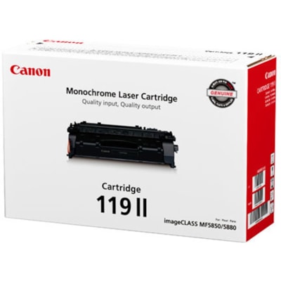 Canon CRG-119II Original Toner Cartridge - Laser - Black HIGH CAP YIELDS - 6 400 PAGES ISO/IEC STANDARD