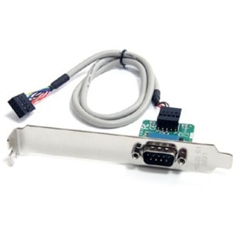 StarTech.com Motherboard Serial Port - Internal - 1 Port - Bus Powered - FTDI USB to Serial Adapter - USB to RS232 Adapter - DB-9 Male Serial - IDC Female IDE y system with an available USB  motherboard header