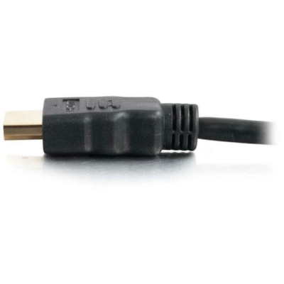 C2G 6.6ft High Speed HDMI Cable w/ Ethernet - Ultra HD - 4K 60Hz - M/M - 6.6 ft (2 m) HDMI A/V Cable for Audio/Video Device, Home Theater System - First End: 1 x HDMI 2.0 Digital Audio/Video - Male - Second End: 1 x HDMI 2.0 Digital Audio/Video - Male - Supports up to 4096 x 2160 - Black ULTRA HD - 6FT. 