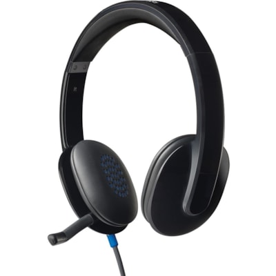 Logitech H540 USB Headset - Stereo - USB - Wired - Over-the-head - Binaural - Semi-open - Black  