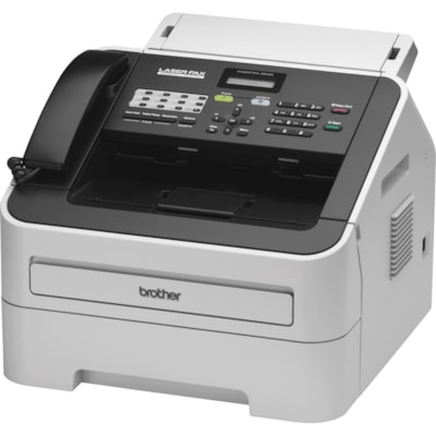 Brother IntelliFax-2840 High-Speed Laser Fax - Laser - Monochrome Sheetfed Digital Copier - 20 cpm Mono - 300 x 600 dpi - 250 sheets - Plain Paper Fax - Corded Handset - 33.60 kbit/s Modem P/C/S/F  20 PG ADF  33.6 KBPS 16 MB MEMORY