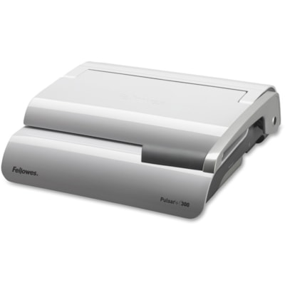 Fellowes Pulsar(tm)+ 300 Comb Binding Machine w/Starter Kit - CombBind - 300 Sheet(s) Bind - 20 Punch - Letter - 5.13" (130.30 mm) Height x 18.13" (460.50 mm) Width x 15.38" (390.65 mm) Depth - White, Black Binding Machine with Binding S tarter Kit