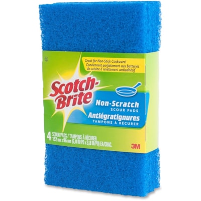 Scotch-Brite All-purpose No Scratch Scour Pads - 4 / Pack PAD 4-PK 