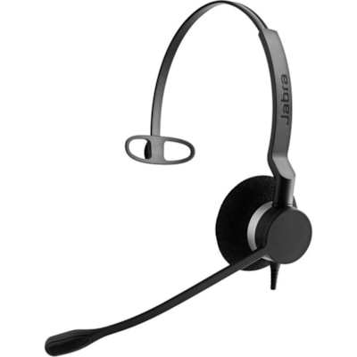 Jabra BIZ 2300 USB UC Wired Mono Headset - Mono - USB - Wired - Over-the-head - Monaural - Supra-aural - Noise Cancelling, Noise Reduction Microphone - Black  