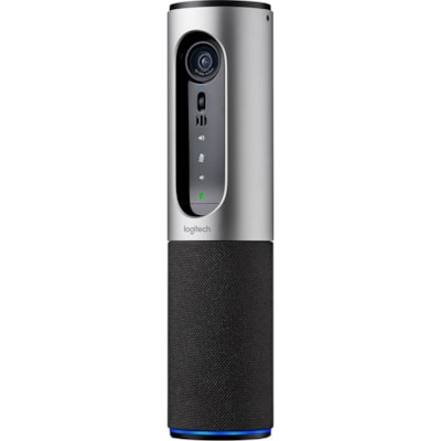 Logitech ConferenceCam Connect Video Conferencing Camera - Silver - USB - 1 Pack(s) - 1920 x 1080 Video - Auto-focus - 90° Angle - 4x Digital Zoom - Microphone - Wireless LAN - For Computer  