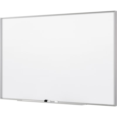 Quartet Fusion Nano-Clean Magnetic Dry-Erase Board - 48" (1219.20 mm) Width x 36" (914.40 mm) Height - White Surface - Silver Aluminum Frame - Horizontal/Vertical - Magnetic - 1 Each NANOCLEAN  DRY ERASE ALUMINUM FRAME