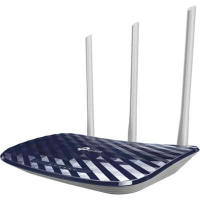 TP-Link Archer C20 Wi-Fi 5 IEEE 802.11ac Ethernet Wireless Router - Dual Band - 2.40 GHz ISM Band - 5 GHz UNII Band - 3 x Antenna(3 x External) - 93.75 MB/s Wireless Speed - 4 x Network Port - 1 x Broadband Port - Fast Ethernet - Desktop  