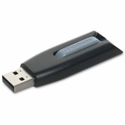 Microban - Clés USB 3.0 Store 'n' Go, bleu, vert et gris, 16 Go, emb. de 3 - 16 Go - USB 3.2 (Gen 1) Type A - Bleu, Vert, Gris - À vie Garantie - 3 / emballage BLEU  VERT  GRIS TYPE ESCAMOTABLE