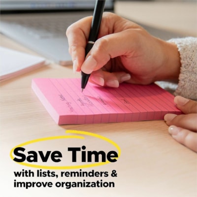 Post-it® Super Sticky Notes - Supernova Neons Color Collection - 1680 x Multicolor - 3" (76.20 mm) Flag/Note Width x 3" (76.20 mm) Flag/Note Length - Rectangle - 70 Sheets per Pad - Aqua Splash, Tropical Pink, Acid Lime, Guava, Iris Infusion - Paper - Self-adhesive, Recyclable - 24 / Pack 3X3 CABINET PACK 24 PADS SUPERNOVA NEONS COLORS