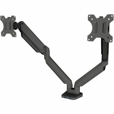 Fellowes Platinum Series Dual Monitor Arm - 2 Display(s) Supported - 46" Screen Support - 40 lb (18143.69 g) Load Capacity - 1 Each DESK MOUNT 