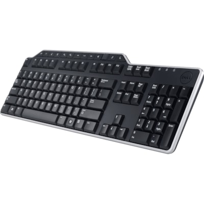 Dell KB522 Business Multimedia Keyboard - Cable Connectivity - USB Interface - 104 Key(s) - Multimedia, Sleep, Internet, My Computer, Calculator, Email, Mute, Play/Pause, Volume Down, Volume Up, Forward, ... Hot Key(s) - English (US) - QWERTY Layout - USB Hub - Black  ACCS 