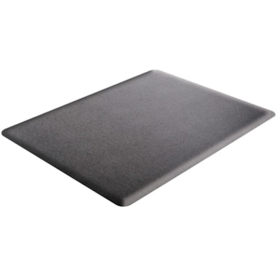 Deflecto - Chair Mat Sit?Stand - Poste de travail - longueur de tapis 53 po (1346,20 mm) x largeur de tapis 45 po (1143 mm) x profondeur de tapis 0,800 po (20,32 mm) - Rectangulaire - Mousse - Noir - 1 chaque BLACK SS 
