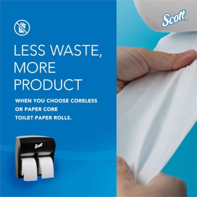 Scott - Distributeur de mouchoirs Pro - Dispenser Noir Rouleau - hauteur de 12,75 po (323,85 mm) x largeur de 11,25 po (285,75 mm) x profondeur de 6,19 po (157,23 mm) - Plastique - Compacte, Résistants - 1 chaque  