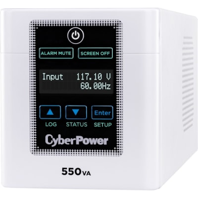 CyberPower - Onduleur ligne interactive M550L - Mini-tour - 8 Heure Rechargeable - 8 Minute(s) Veille - 120 V CA Entrée - 120 V CA Sortie - 4 x NEMA 5-15R-HG Receptacle(s) UPS 120V 