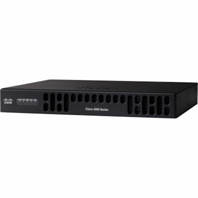 Cisco ISR 4221 Router - 2 Ports - 2 WAN Port(s) - 2 SFP (mini-GBIC) Slots, Network Interface Module (NIM) Slots - 8 GB - Gigabit Ethernet - IEEE 802.3, IEEE 802.1Q, IEEE 802.3ah, IEEE 802.1ag - 1U - Rack-mountable - 90 Day  PERP 