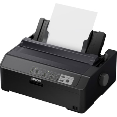 Epson LQ-590II 24-pin Dot Matrix Printer - Monochrome - Energy Star - 584 cps Mono - 8.50" (215.90 mm) Width x 11" (279.40 mm) Length - USB - Parallel  