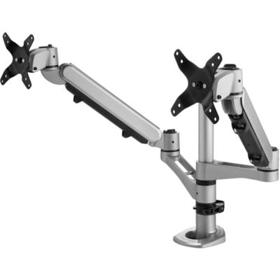 ViewSonic Spring-Loaded Dual Monitor Mounting Arm for Two Monitors up to 27" Each - 2 Display(s) Supported - 27" Screen Support - 30.86 lb (13997.86 g) Load Capacity - 75 x 75, 100 x 100 - VESA Mount Compatible onitor Mounting Arm  Full adju stability provides f