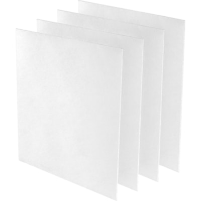 Fellowes - Préfiltres AeraMax Pro AM3 ou AM4 - Paq. de 4 - Pour Purificfateur d'air - Elimine la poussière, Retirer les poils d'animaux, Elimine les cheveux - hauteur de 14,38 po (365,25 mm) x largeur de 13,75 po (349,25 mm) x profondeur de 0,13 po (3,30 mm) - Carbone - 4  pk 