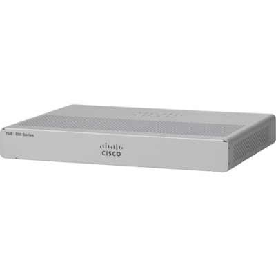 Cisco C1101-4P Router - 1 Ports - Gigabit Ethernet - Rack-mountable, Desktop - 1 Year AN Router 
