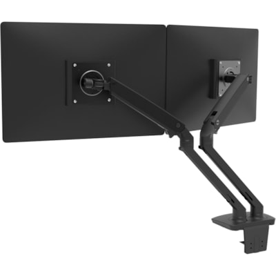 Ergotron Mounting Arm for LCD Monitor - Matte Black - Height Adjustable - 2 Display(s) Supported - 24" Screen Support - 40 lb (18143.69 g) Load Capacity - 75 x 75, 100 x 100  ARM  MATTE BLACK 