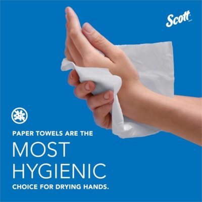 Scott Essential Automatic Hard Roll Towel Dispenser - Touchless Dispenser - 15.76" (400.33 mm) Height x 12.70" (322.58 mm) Width x 9.57" (243.13 mm) Depth - White - Durable, Key Lock, Jam Resistant - 1 / Carton  