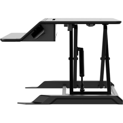 Fellowes Lotus LT Sit-Stand Workstation - 4.38" (111.25 mm) Height x 31.50" (800.10 mm) Width x 24" (609.60 mm) Depth - Desktop - Black  