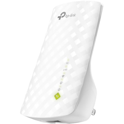 TP-Link RE220 Dual Band IEEE 802.11ac 750 Mbit/s Wireless Range Extender - 2.40 GHz, 5 GHz - 3 x Internal Antenna(s) - Internal - 1 x Network (RJ-45) - Fast Ethernet - 6.50 W - Wall Mountable  