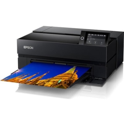 Epson - Imprimante à jet d'encre SureColor P900 Bureau - Couleur - 5760 x 1440 dpi Impression - 120 Feuilles Entrée - Ethernet - Réseau sans-fil - Wi-Fi direct, Apple AirPrint, Google Cloud Print, Epson Connect - Photo / Impression sur CD - Fast Ethernet - USB  