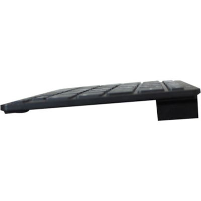 Adesso Bluetooth Wireless SlimTouch Mini Keyboard - Wireless Connectivity - Bluetooth - 30 ft (9144 mm) - USB Interface - 78 Key(s) - English (US) - QWERTY Layout - iPad - Windows - Scissors Keyswitch - AAA Battery Size Supported - Black  Wireless Mini Keyboard  Low P rofile Scissors Swit