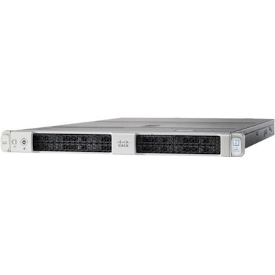Cisco C220 M5 1U Rack Server - 2 Xeon Silver 4210R 2.40 GHz - 192 GB RAM - 12Gb/s SAS Controller - Intel C621 Chip - 2 Processor Support - 3 TB RAM Support - DDR4 SDRAM - G200e Up to 16 MB Graphic Card - 25 Gigabit Ethernet - 10 x SFF Bay(s) - Hot Swappable Bays  BLAD 