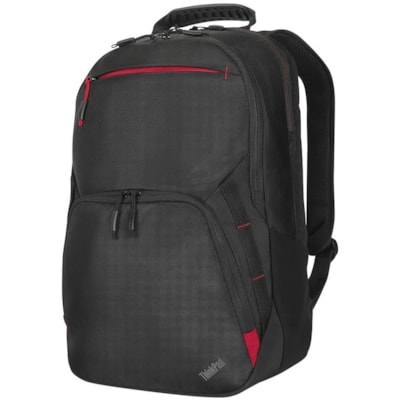 Lenovo Essential Plus Carrying Case Rugged (Backpack) for 15.6" Notebook - Black - Weather Resistant, Wear Resistant - Ballistic Nylon, Polyethylene Terephthalate (PET), Polyester Body - Hand Grip, Shoulder Strap, Handle, Carrying Strap  CASE 