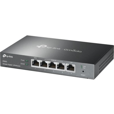 TP-Link - Routeur sans fil Omada ER605 Ethernet - 4 x Port réseau - 1 x Port Broadbandband - Gigabit Ethernet - VPN compatible - Bureau  