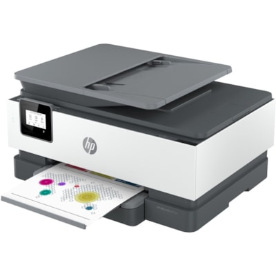 HP Officejet 8015e Wireless Inkjet Multifunction Printer - Color - Copier/Printer/Scanner - 18 ppm Mono/10 ppm Color Print - 4800 x 1200 dpi Print - Automatic Duplex Print - Up to 20000 Pages Monthly - Color Flatbed Scanner - 1200 dpi Optical Scan - Wireless LAN - ChromeOS, HP Smart App, Apple AirPr  PRNT 