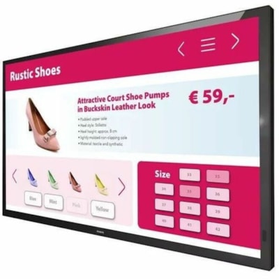 Philips Signage Solutions Multi-Touch Display - 43" (1092.20 mm) LCD - Touchscreen - ARM Cortex A53 - 2 GB DDR3 SDRAM - 3840 x 2160 - 400 cd/m² - 2160p - HDMI - USB - DVI - Serial - Wireless LAN - Ethernet - Android 8.0  TOUCH 