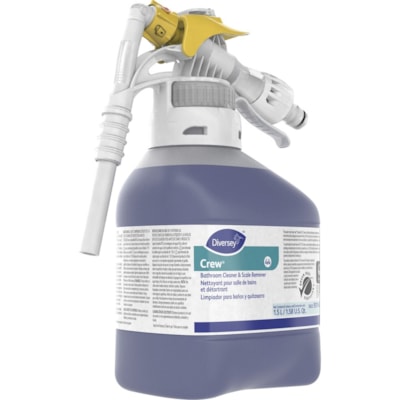 Diversey Crew Bathroom Cleaner/Scale Remover - Ready-To-Use - 1.50 L - Surfactant Scent - Non-corrosive - Purple Spray - 2 / Carton  