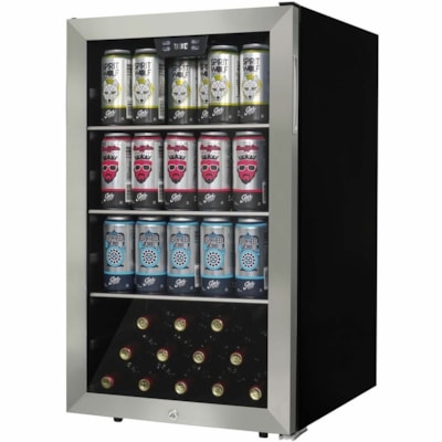 Danby Wine Cabinet - 12 Bottle(s) BLACK/STAINLESS STEEL 