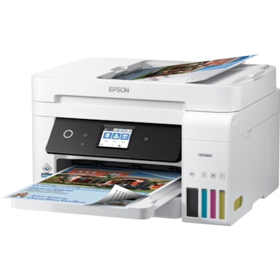Epson - Imprimante multifonction à jet d'encre WorkForce ST-C4100 Sans fil - Couleur - Copieur/Télécopieur/Imprimante/Scanner - 4800 x 1200 dpi Impression - Automatique Recto/Verso - jusqu'à 5000 Pages mensuelles - 250 alimentation d'entrée - Couleur Scanner à Pla rinter 