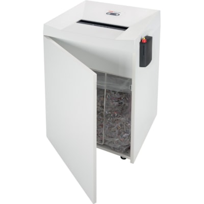HSM Classic 225.2 Paper Shredder - Continuous Shredder - Cross Cut - 12 Per Pass - for shredding Paper - P-6 - 5.40 in/s (137.16 mm/s) - 11.8" (299.72 mm) Throat - 1.40 kW - White  TYPE II LVL 6 10 SHTS CROSSCUT SHRED SIZE .79MM X 4.8MM 31GAL