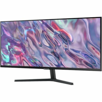 Samsung ViewFinity S5 S34C504GAN 34" Class UW-QHD LED Monitor - 21:9 - Black - 34" Viewable - Vertical Alignment (VA) - LED Backlight - 3440 x 1440 - 1.07 Billion Colors - Adaptive Sync/FreeSync - 300 cd/m² - 5 ms - 100 Hz Refresh Rate - HDMI - DisplayPort  