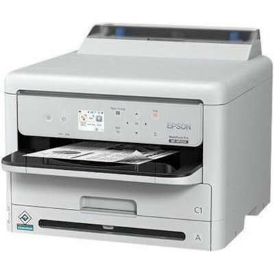 Imprimante à jet d'encre WorkForce Pro WF-M5399 Bureau - Monochrome Epson - 1200 x 2400 dpi Impression - Automatique Recto/Verso - 250 Feuilles Entrée - Ethernet - Réseau sans-fil - Epson Connect, Apple AirPrint, Service d'impression Mopria, Wi-Fi direct - 70000 Cycle d'utilisatio  