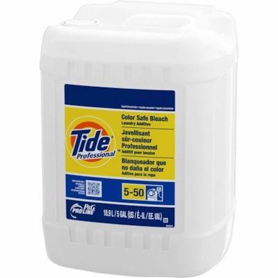 Tide Pro Line Professional Color Safe Bleach Laundry Additive - For Laundry, Garment, Linen - Concentrate - Liquid - 18.93 L - Color Safe, pH Neutral, Soft, Chlorine-free - 1 Pack 5-50  CLOSED LOOP 